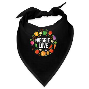 Vegan Veganismus Gemüse Veganer - Bandana - Schwarz - Vorne