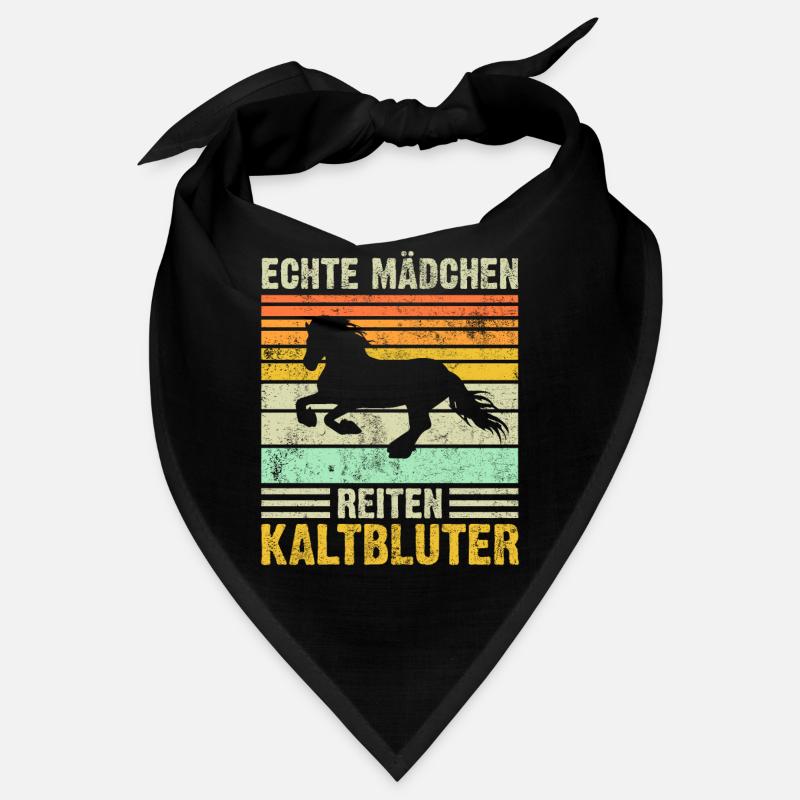 Kaltblüter Kaltblut Pferd Reiter Geschenk Bandana