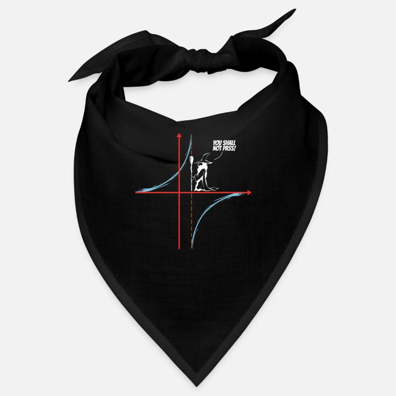 You Shall Not Pass - Mathematiker & Mathelehrer - Bandana - Schwarz