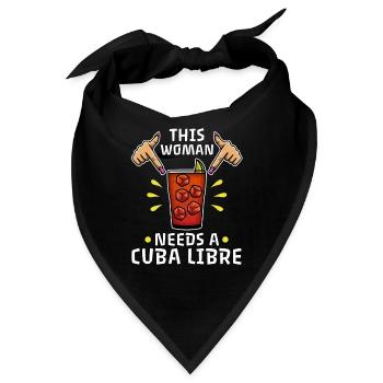 Cuba Libre - Bandana - Schwarz - Vorne