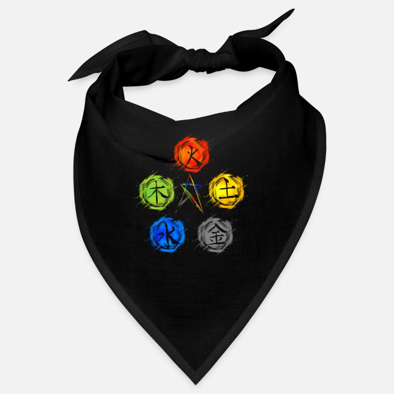 Qigong 5 Elements Spiritual Chakra Zen Tai Chi Bandana