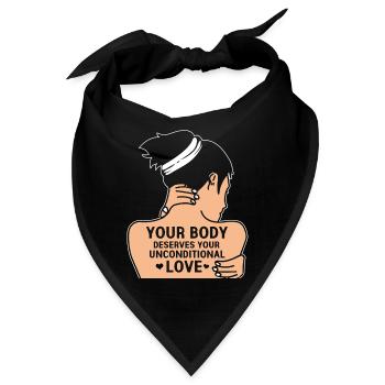 Depression Deppressiv Psyche Therapie Bipolar - Bandana - Schwarz - Vorne