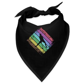 Floorball - Bandana - Schwarz - Vorne