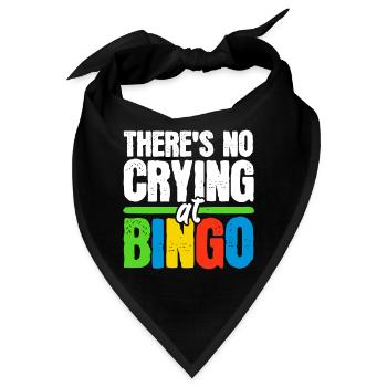 Bingo Bingo-Spieler Bingo-Rufen - Bandana - Schwarz - Vorne