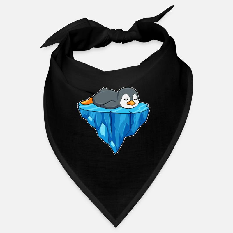 Pinguin auf Eisscholle Bandana