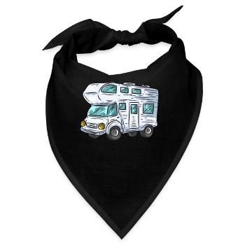 Wohnmobil - Bandana - Schwarz - Vorne