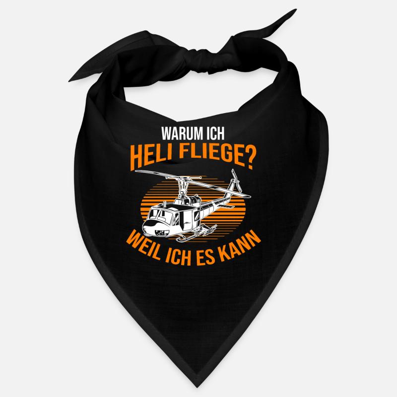 Helikopter Hubschrauber Pilot Hubschrauberpilot Bandana