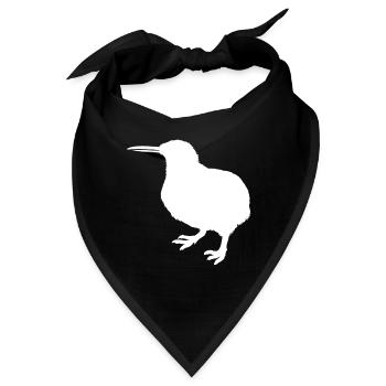 kiwi-vogel Kiwi Vogel - Bandana - Schwarz - Vorne