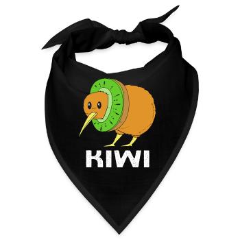 kiwi-vogel Kiwi Vogel - Bandana - Schwarz - Vorne