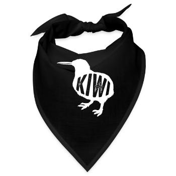 kiwi-vogel Kiwi Vogel - Bandana - Schwarz - Vorne