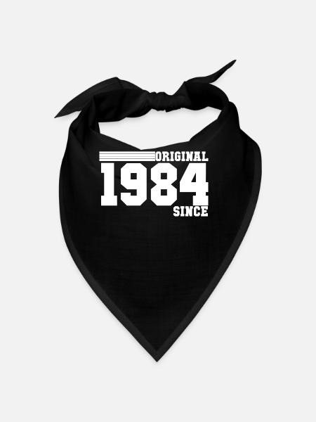 Original since 1984 - vintage - Bandana - black - Front