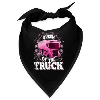 lkw Fahrerin - Bandana - Schwarz - Vorne