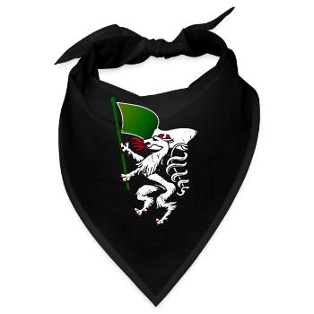 Steiermark Panther Wappen - Bandana - Schwarz - Vorne