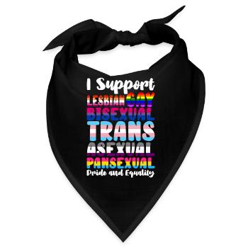 LGBT - Bandana - Schwarz - Vorne