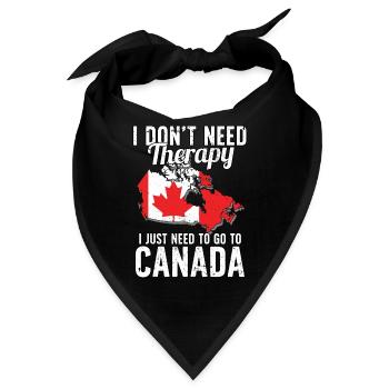 Canada flag I Canadian Souvenirs - Bandana - Schwarz - Vorne