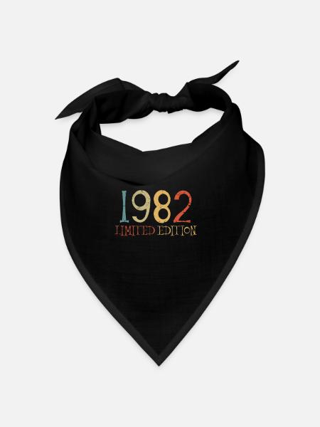 Limited Edition 1982 - Bandana - Schwarz - Vorne
