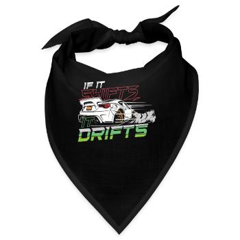 Car Drifting Racing Racecar Motorsport Mechanic - Bandana - Schwarz - Vorne