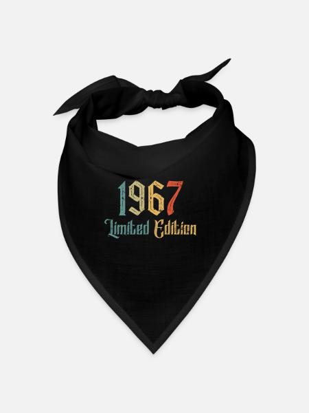 Limited Edition 1967 - Bandana - Schwarz - Vorne