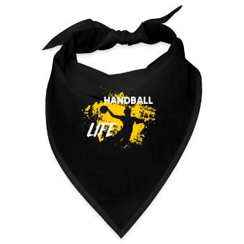 Handball Handballer - Bandana - Schwarz - Vorne