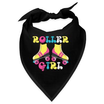 Rollschuhe Rollschuhlaufen Rollschuhläufer - Bandana - Schwarz - Vorne