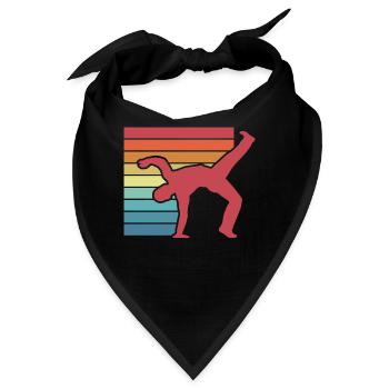 Capoeira Kampfkunst Kampfsport - Bandana - Schwarz - Vorne
