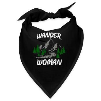 Wander Women - Bandana - Schwarz - Vorne