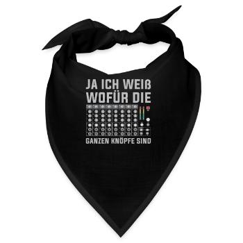 Tontechniker Sound Audio Engineer - Bandana - Schwarz - Vorne