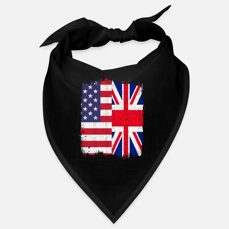 ROYAUME-UNI ÉTATS-UNIS Drapeau Bandana