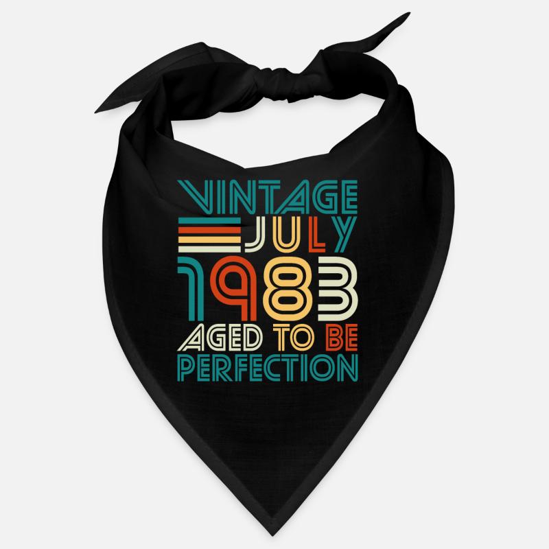 Vintage Perfektion im Juli 1983 Bandana