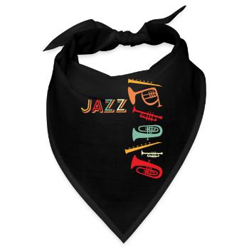 Jazz - Bandana - Schwarz - Vorne