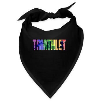Lgbt Triathlet - Bandana - Schwarz - Vorne