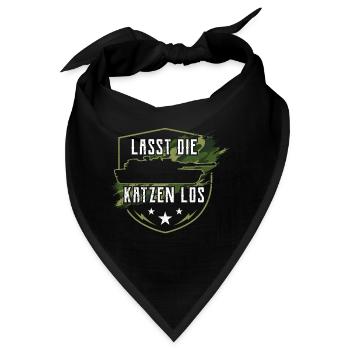 Panzer - Bandana - Schwarz - Vorne