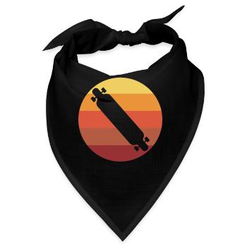 Longboarden Longboard Vintage - Bandana - Schwarz - Vorne