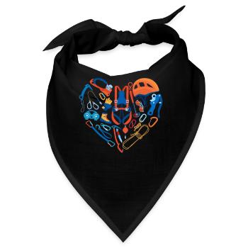 Climber Rock Climbing Equipment - Bandana - Schwarz - Vorne