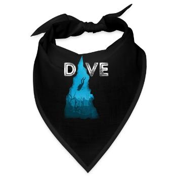 Scuba Diving Diver Dive - Bandana - Schwarz - Vorne