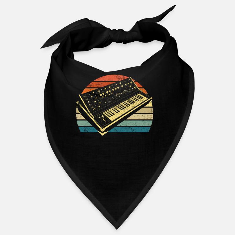Synthesizer Keyboard Retro Vintage Bandana