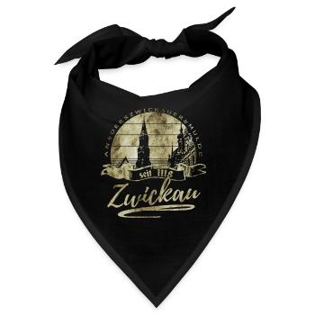 zwickau vintage - Bandana - Schwarz - Vorne