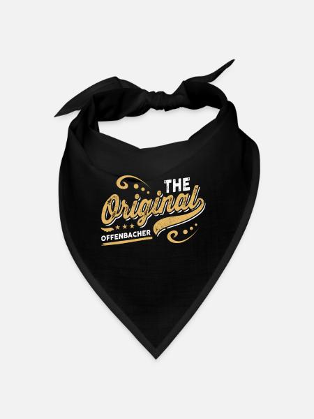The original Offenbacher - Bandana - Schwarz - Vorne