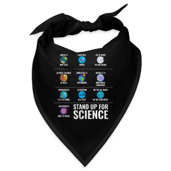 Klimawandel - Bandana - Schwarz - Vorne