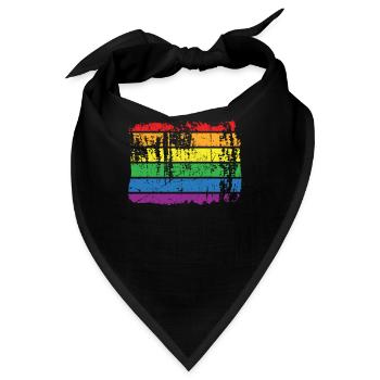 Lgbt - Bandana - Schwarz - Vorne