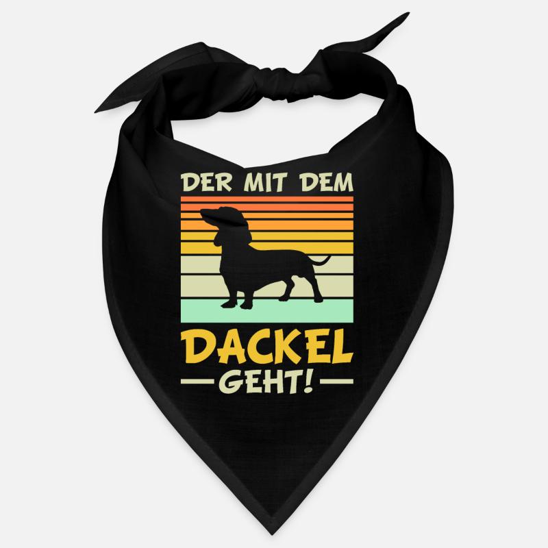 Dackel Geschenke | Lustiger Dackel Spruch Bandana