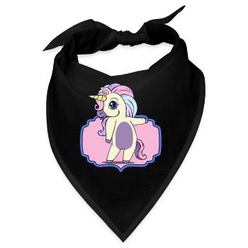 Einhorn Einhorn - Bandana - Schwarz - Vorne