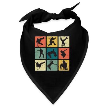Urban Dance Breakdancer Street Art Breakdancer - Bandana - Schwarz - Vorne