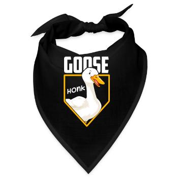 Gans - Bandana - Schwarz - Vorne