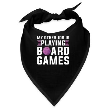 Brettspiel - Bandana - Schwarz - Vorne