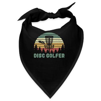 Frisbee Golf - Bandana - Schwarz - Vorne