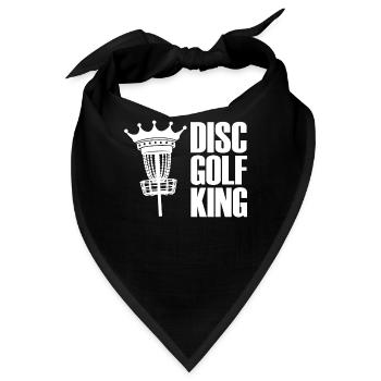 Frisbee Golf - Bandana - Schwarz - Vorne