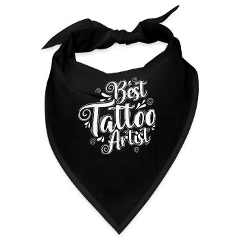 Best Tattoo Artist Tätowierung - Bandana - Schwarz - Vorne