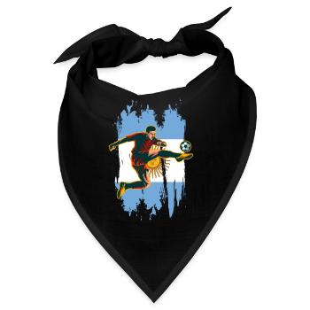 Argentinien - Bandana - Schwarz - Vorne