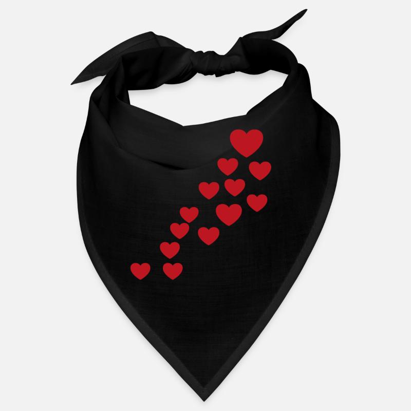 Rote Herzen Bandana